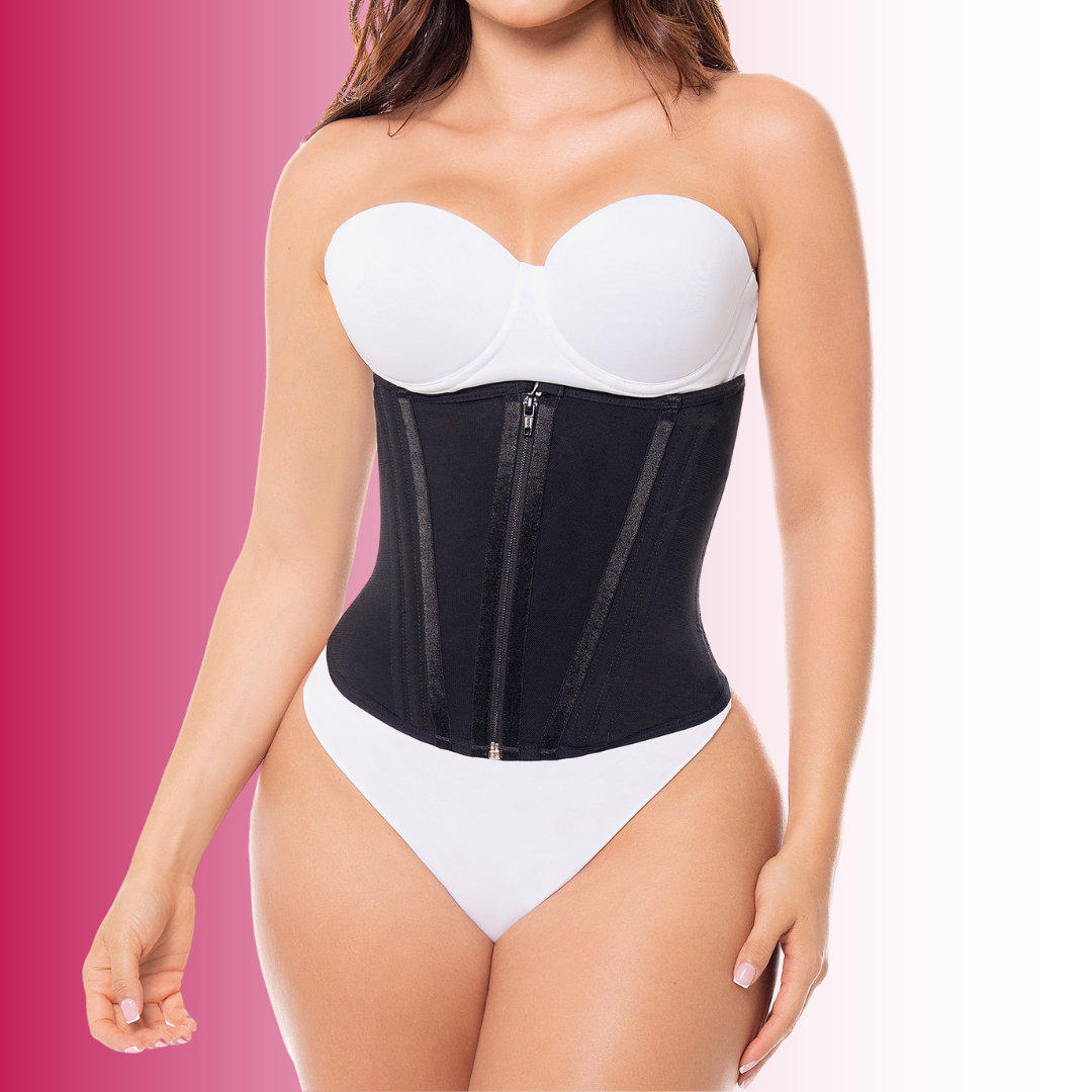 Deluxe Extreme Waist Girdle with 15 bones | corset style | Faja Colombiana