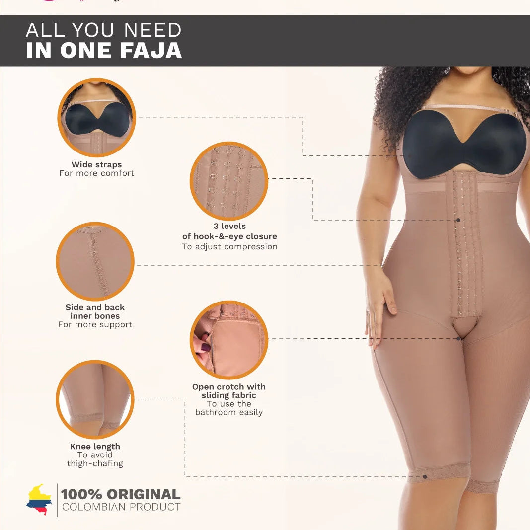 Full Body Shaper | Triple-Zone Tummy Control | Butt-Lifting Design