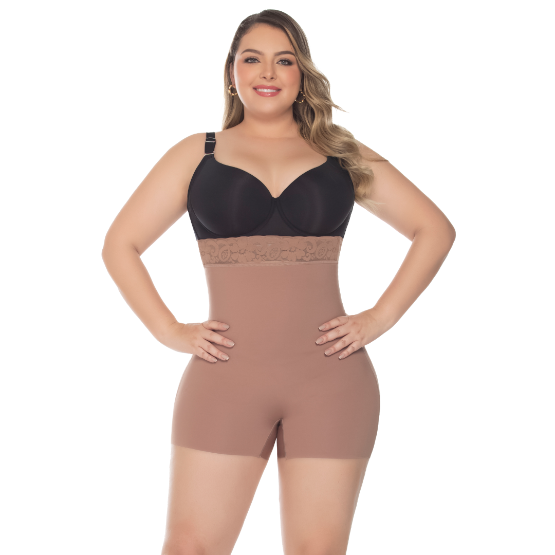 Colombian Seamless Strapless Shaper Short – Premium Collection | High-Waisted Tummy Control, Invisible Under Clothing, Butt Lifter Design