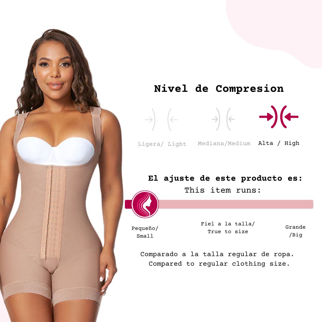 Fajas Colombianas Post Op Girdle | 3 Rows of hooks