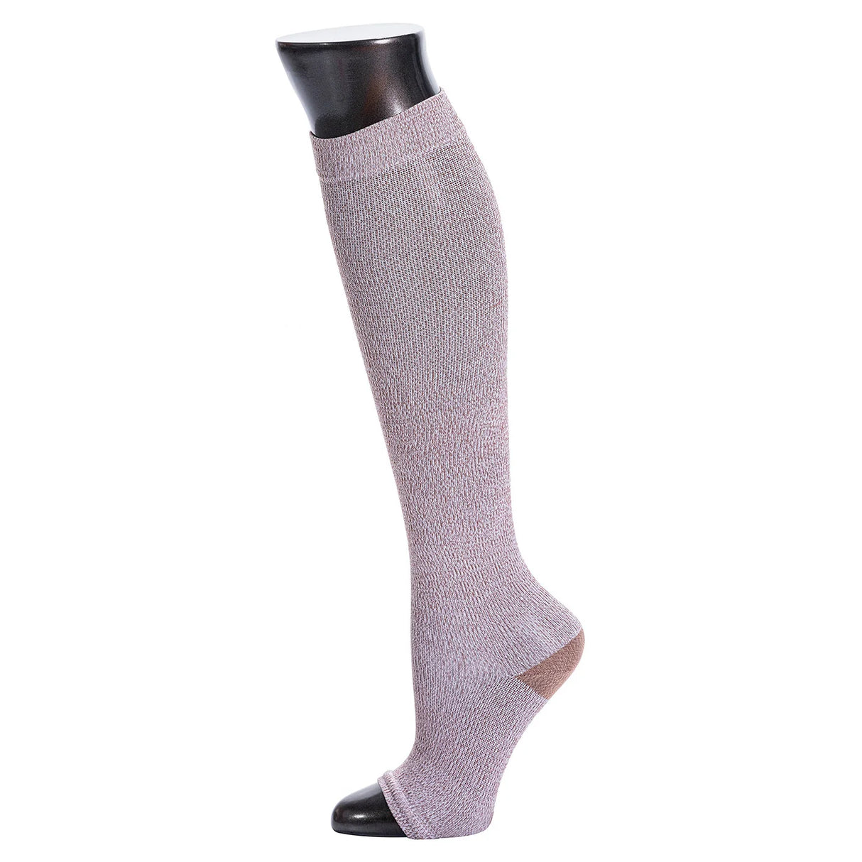 Compression Socks Open Toes Knee High Leg Support 2 Pack | Medias de Compresión con Abertura en Dedos 2 Pack