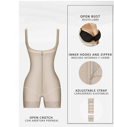 Faja Colombiana with Thick Straps |Everyday Shaper High Compression Short