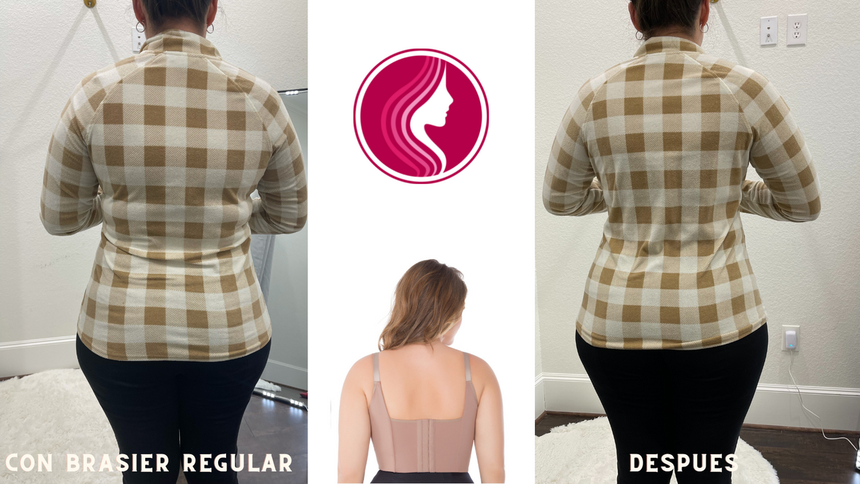 Push Up Faja Bra | Smooths fat bulges on sides and back