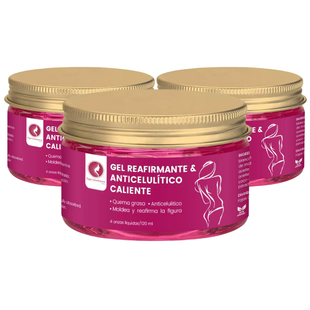Firming & Anti-Cellulite Warming Gel – 3 Pack