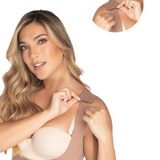 Colombian Seamless Bodysuit Short – Premium Collection | Thick Straps, High Back, Front Zipper with Inner Hooks, Crotch Zipper, Butt Lifter Design