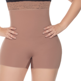 Colombian Seamless Strapless Shaper Short – Premium Collection | High-Waisted Tummy Control, Invisible Under Clothing, Butt Lifter Design