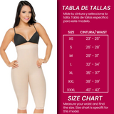 Capri style girdle with high waist and high compression | Faja Colombiana