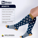 Compression Socks Open Toes Knee High Leg Support | Medias de Compresión con Abertura en Dedos