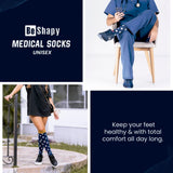 Compression Socks Open Toes Knee High Leg Support | Medias de Compresión con Abertura en Dedos