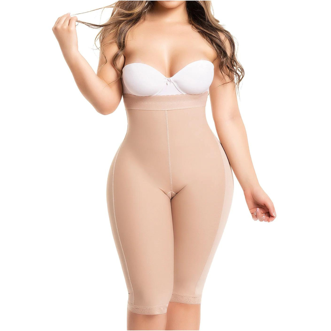 Capri style girdle with high waist and high compression | Faja Colombiana