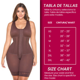 Hourglass Girdle 4 Rows of Hooks and Covered Chest RA1 | Faja Colombiana