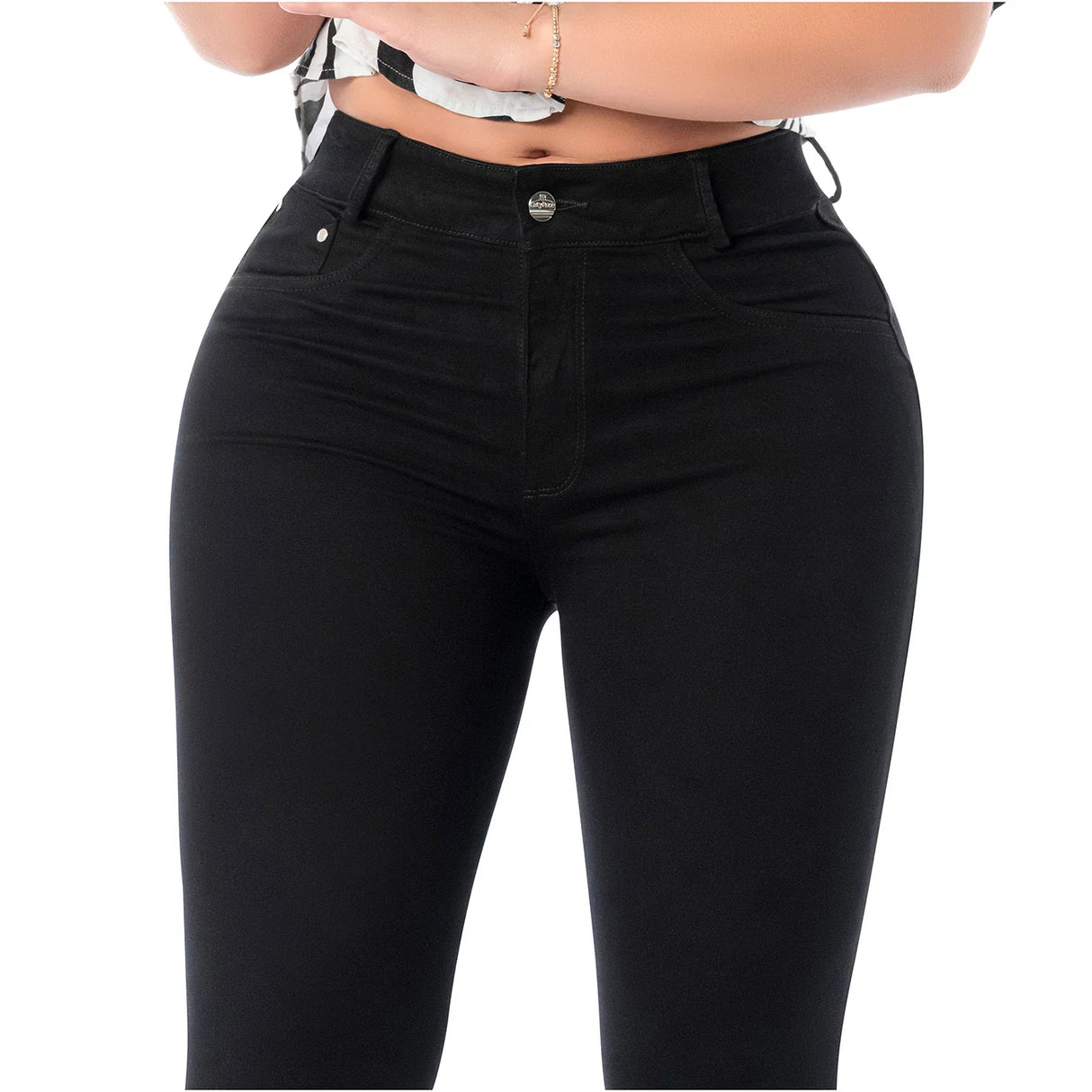 Colombian Jeans Butt Lifter Color Black FCS2403