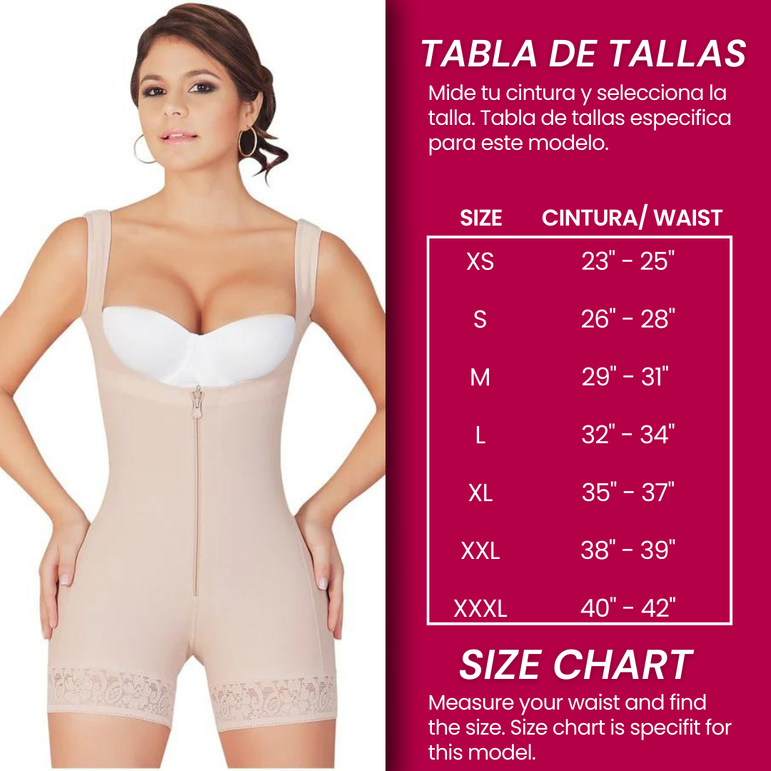 Faja Colombiana Girdle Short style with thick straps