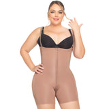 Colombian Seamless Bodysuit Short – Premium Collection | Removable Straps, Front Zipper, Crotch Zipper, Butt Lifter Design