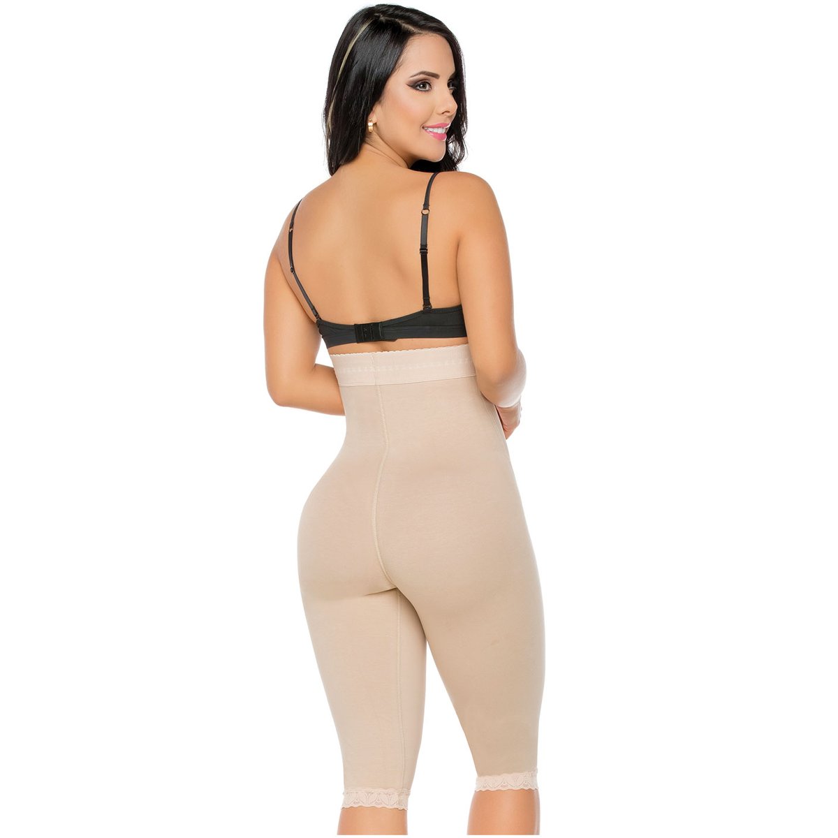 Capri style girdle with high waist and high compression | Faja Colombiana