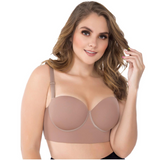 Push Up Strapless Bra with thick band