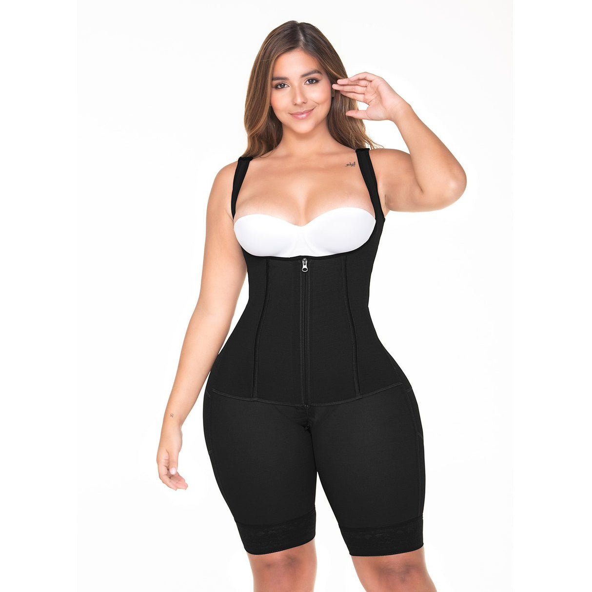 Hourglass Girdle with Thick Straps Made in Colombia | Faja Colombiana