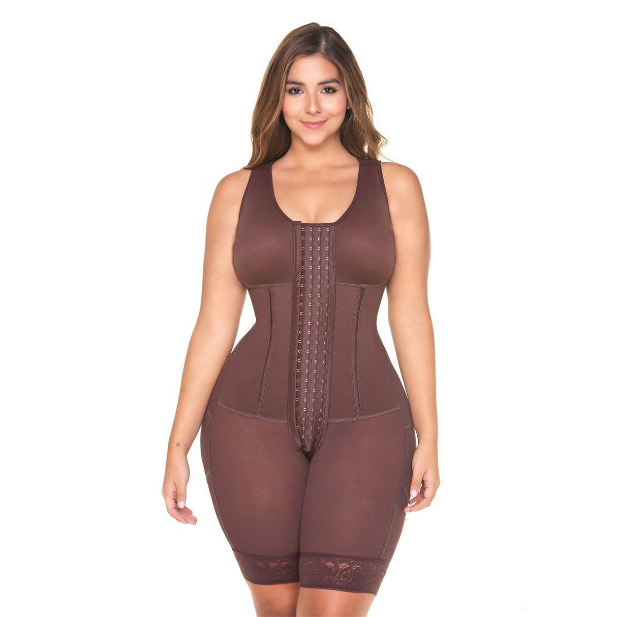 Hourglass Girdle 4 Rows of Hooks and Covered Chest RA1 | Faja Colombiana