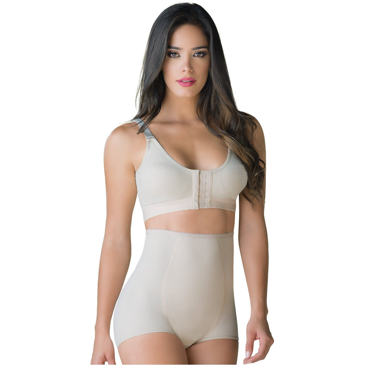 Tummy and waist control panty style girdle